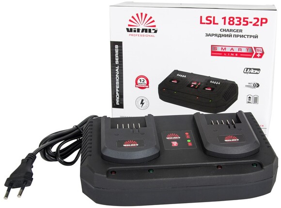 Зарядное устройство для аккумуляторов Vitals Professional LSL 1835-2P SmartLine (120285) изображение 5