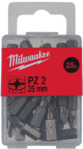 Биты для шуруповерта Milwaukee PZ2, 25 мм (4932399590)