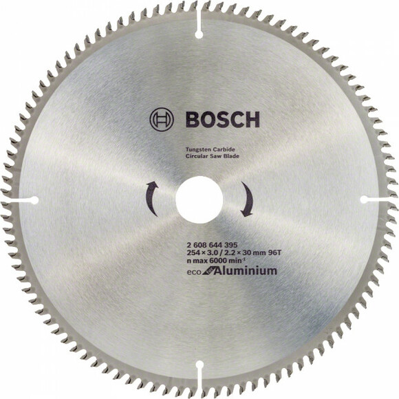 Пильний диск Bosch ECO ALU / Multi 254x30 96 зуб. (2608644395)