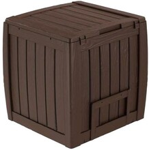 Компостер Keter Deco Composter 340 л, коричневый с дном 3253929000171