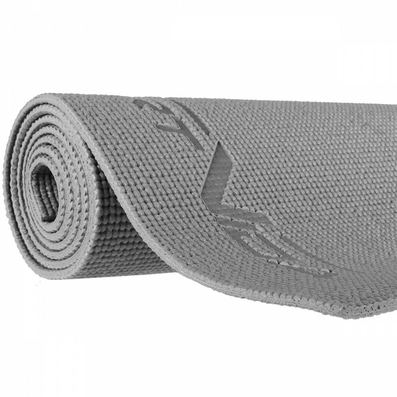 Килимок для йоги та фітнесу SportVida Grey PVC 6 мм (SV-HK0054) фото 6