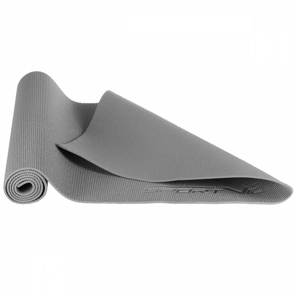 Коврик для йоги и фитнеса SportVida Grey PVC 6 мм (SV-HK0054) изображение 2