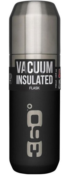Термос Sea To Summit Vacuum Insulated Stainless Flask With Pour Through Cap 750 ml, Black (STS 360SSVF750BK)
