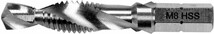 Свердло-мітчик М8х1.25 мм, HSS М2, HEX 1/4 51х11 мм Yato (YT-44845)