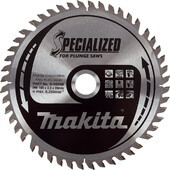 Пильний диск Makita Specialized по дереву для занурювальних пил 165x20мм 48T (B-09298)
