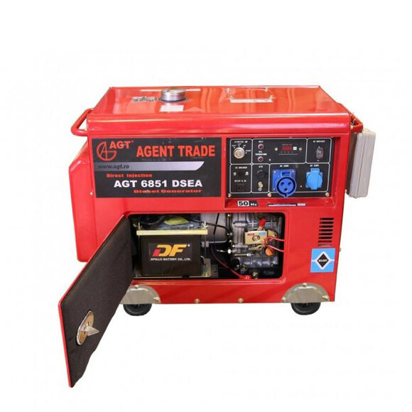 Дизельний генератор AGT 6851DSEA + блок автоматики ATS6851S + HGM420N фото 4