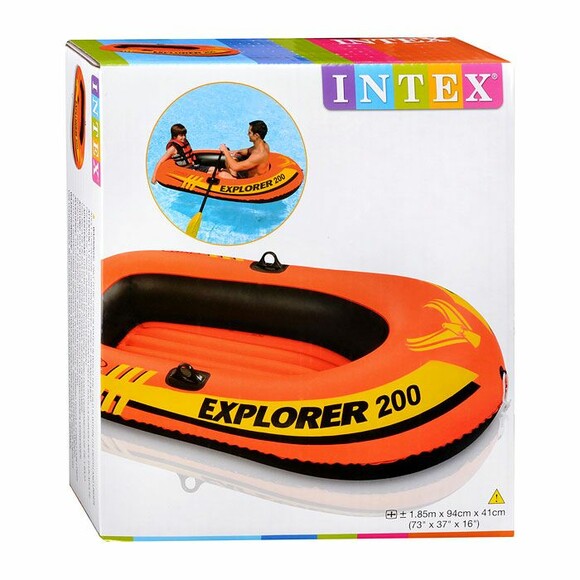 Двомісний надувний човен Intex Explorer 200 (58330)  фото 3