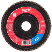 Пелюстковий диск Milwaukee SLC50/125G40 ALUMINIUM 125 мм / зерно 40 (4932479091)