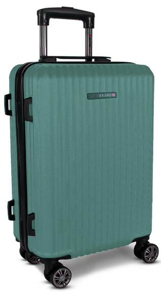 Чемодан Swissbrand Riga 2.0 (M) Sea Green (SWB_LHRIG509M)