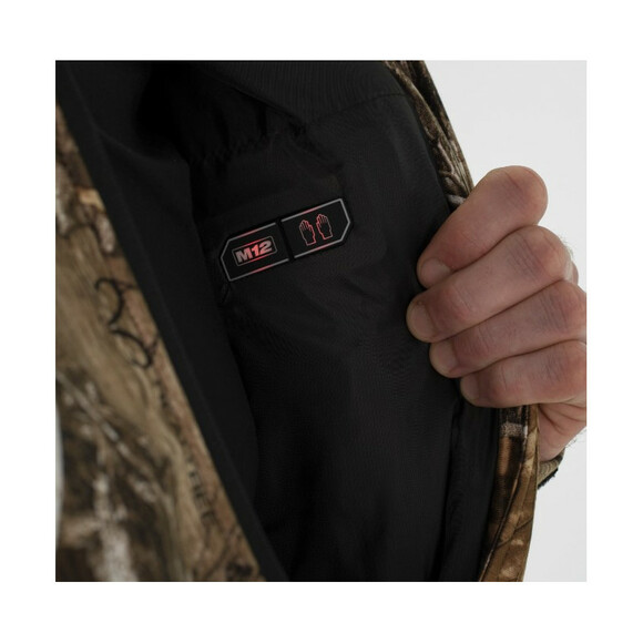 Куртка с подогревом Milwaukee размер "XL" M12HJCAMO6-201 (с ЗУ и АКБ) изображение 3