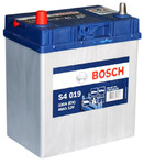 Автомобильный аккумулятор Bosch S4 ASIA, 12В, 40 Ач, 330 A (0092S40190)
