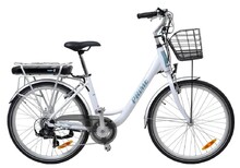Велосипед на аккумуляторной батарее HECHT PRIME WHITE
