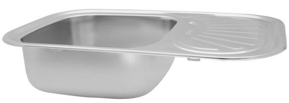 Кухонна мийка Kroner KRP Satin-7549, 0.8 мм (CV022782) фото 2
