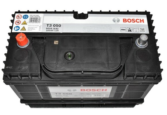 Аккумулятор Bosch Т3 050, 105Ah/800A (0 092 T30 500) изображение 2