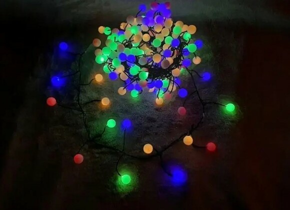 Гирлянда-кластер Luca Lighting Шарики, 8 м, мультицветной (8720362027188) изображение 3