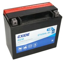 Мото аккумулятор EXIDE YTX20HL-BS, 18Ah/270A