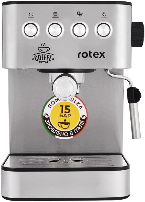 

Кофеварка рожковая Rotex RCM850-S Power Espresso