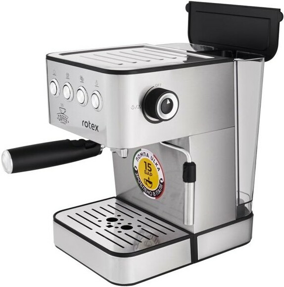 Кофеварка рожковая Rotex RCM850-S Power Espresso изображение 2