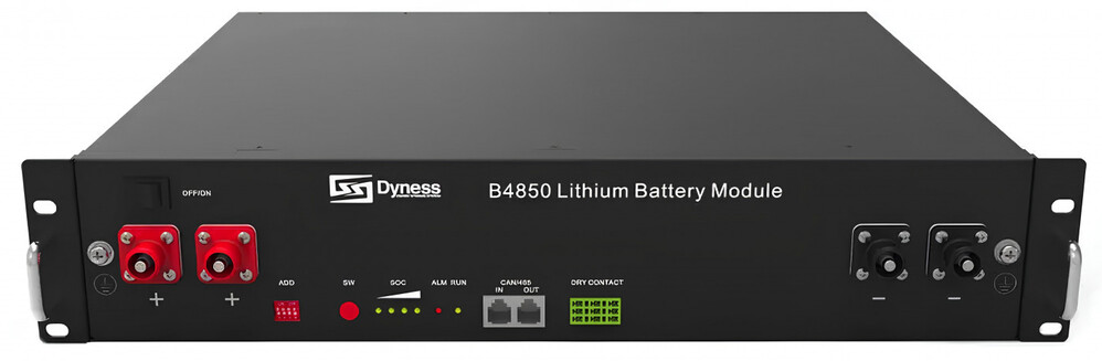 

Аккумулятор Dyness B4850, 48В, 2.4 кВт (2116959)