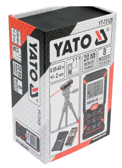 Лазерный дальномер Yato YT-73125 изображение 4