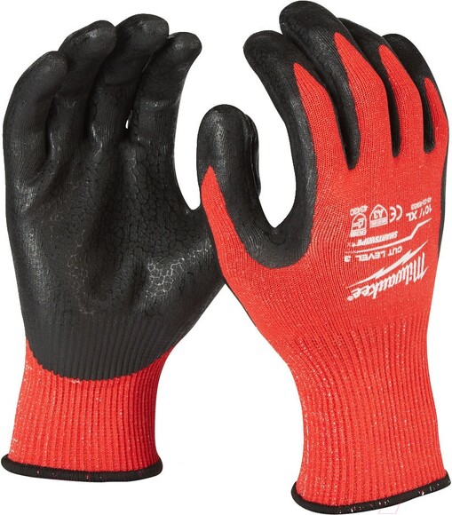 Перчатки Milwaukee с защитой 3 уровня, 10/XL (4932471422)