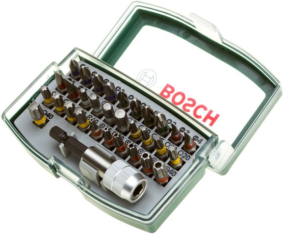 Набор бит Bosch 32 COLORED (2607017063) изображение 3