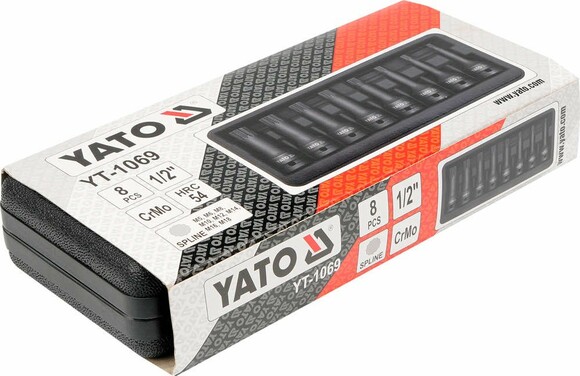Набір ударних отверточних насадок YATO YT-1069 фото 2