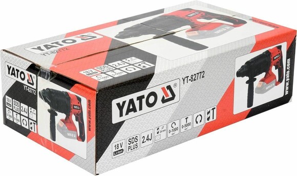 Перфоратор акумуляторний Yato YT-82772 SDS-Plus без АКБ та ЗП фото 3