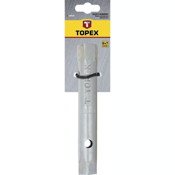 Ключ торцевий двостороннiй трубчастий Topex 24x26 мм (35D939)
