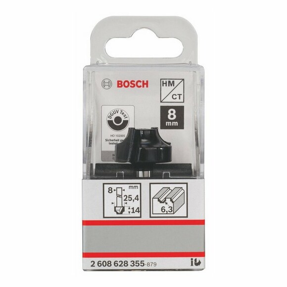 Фреза профильная Bosch E Std S8/R6.3/D25.4/L14 (2608628355) изображение 2