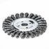 Щетка Lessmann дисковая 100хМ14мм скрученная жгутами стальная проволока 0.35мм Z18 жгутов 12500 об/хв (471117)