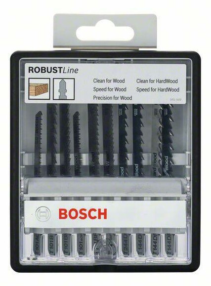 Пилочки по дереву Bosch Robust Line 10 шт. (2607010540) изображение 2