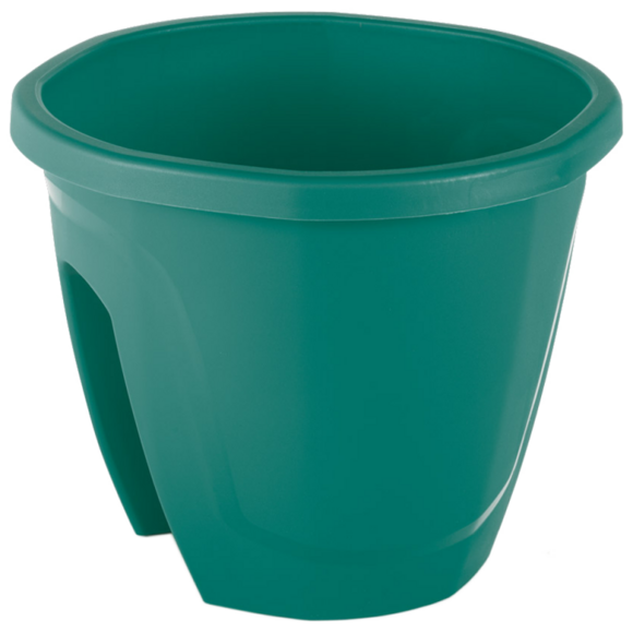 Горшок на перила Serinova Emerald 7.5 л, зеленый (00-00011763)
