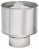 Волпер (дефлектор) ДИМОВЕНТ із нержавіючої сталі AISI 304, 160, 1.0 мм