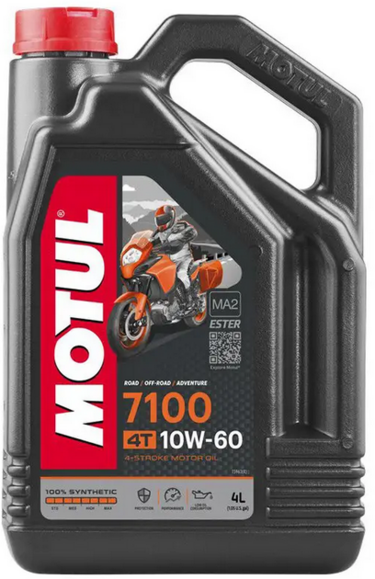 Моторна олива Motul 7100 4T, 10W60 4 л (104101)