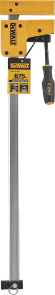 Струбцина DeWALT реечная параллельная 600 мм, 675 кг (DWHT83831-1) изображение 3