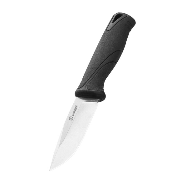 Нож Ganzo G807-BK, черный с ножнами изображение 2