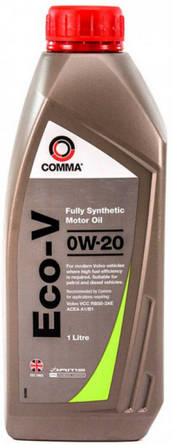 

Моторное масло Comma ECO-V 0W-20, 1 л (ECOV1L)