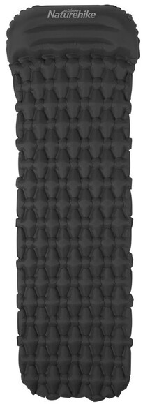 Килимок надувний з подушкою Naturehike FC-12 NH19Z003-P (графіт) (6927595796832)