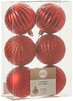 Набір ялинкових іграшок House of Seasons 7 см, 6 шт. (червоні) (8718861439106)