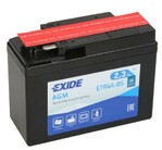 Мото акумулятор EXIDE YTR4A-BS, 2.3Ah/35A