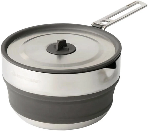 Каструля складна Sea to Summit Detour Stainless Steel Collapsible Pouring Pot, 1.8 л (STS ACK026021-390101) фото 5