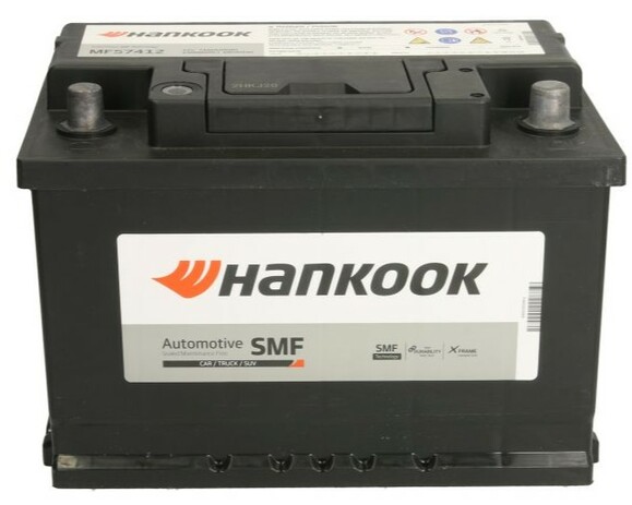 Автомобильный аккумулятор Hankook MF57412 изображение 3