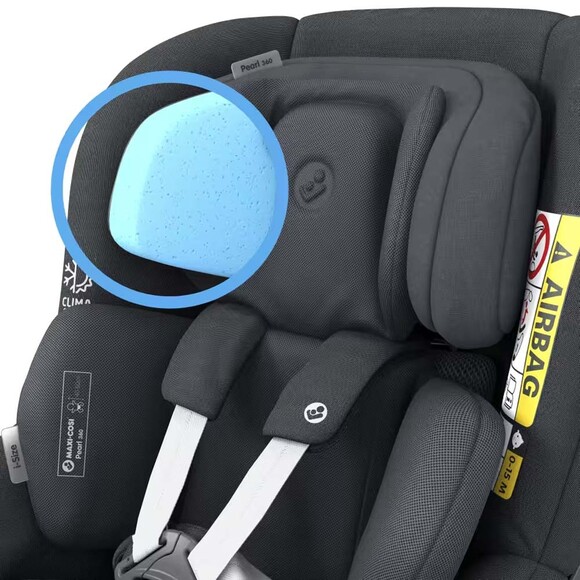 Детское автокресло MAXI-COSI Pearl 360 2 (authentic graphite) (8045550111) (без вкладыша) изображение 13