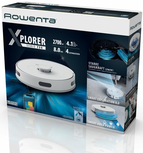 Робот-пылесос Rowenta X-Plorer Serie 75 S (RR8577WH) изображение 6