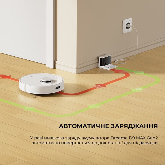 Робот-пылесос Dreame D9 Max White Gen 2 (RLD34GA-Wh) изображение 13