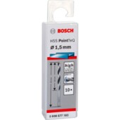 Сверло Bosch 10 HSS PointTeQ 1.5 мм, 10 шт (2608577183)