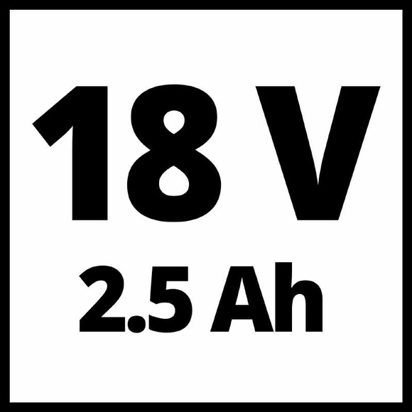 Шуруповерт аккумуляторный Einhell TE-CD 18 / 40-1 Li X-Chane, 18 В, 1 аккум, кейс (4513948) изображение 7