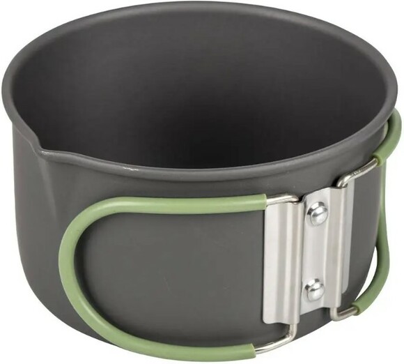 Набор посуды Bo-Camp Explorer 4 Pieces Hard Anodized Grey/Green (2200244) изображение 5