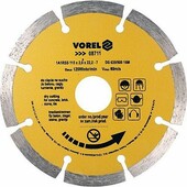 Алмазний диск Vorel сегментний 115 мм (08711)